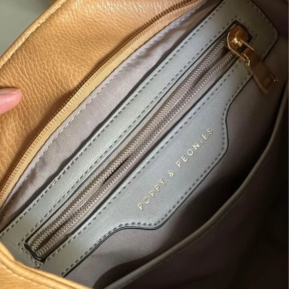 Poppy & Peonies Day Tripper in Camel - Picture 2 of 3